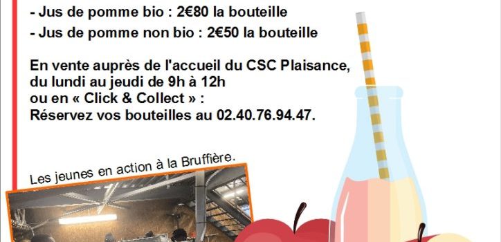 Vente de jus de pomme