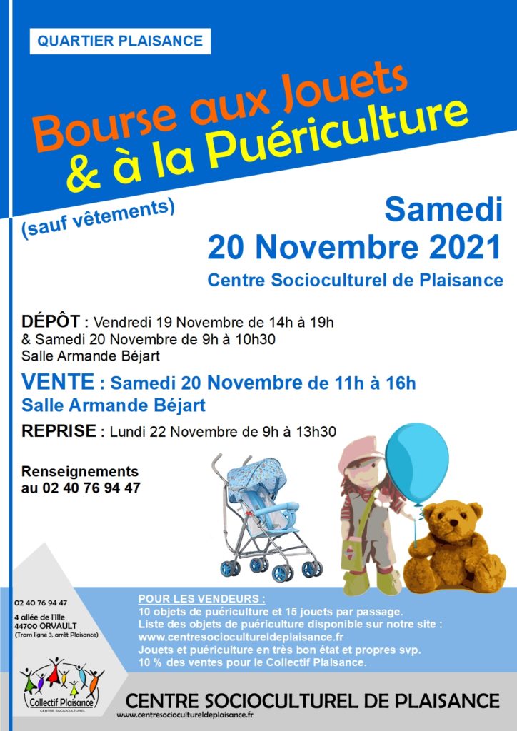 Affiche Bourse aux J et Puériculture Affiche Bourse aux J et Puériculture