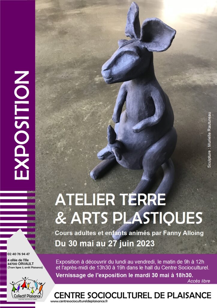 affiche expo Atelier Terre juin 2023 affiche expo Atelier Terre juin 2023
