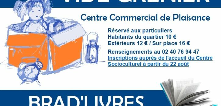 Brad’Livres & Vide Grenier : dimanche 17 septembre 2023