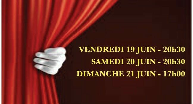 Soirées Théâtre, Double rideau : 19, 20 et 21 juin 2026 Soirées Théâtre, Double rideau : 19, 20 et 21 juin 2026