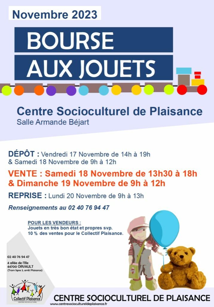 Bourse aux jouets Affiche SI