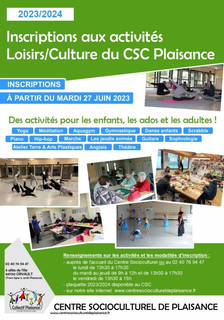 affichage inscriptions 23-24