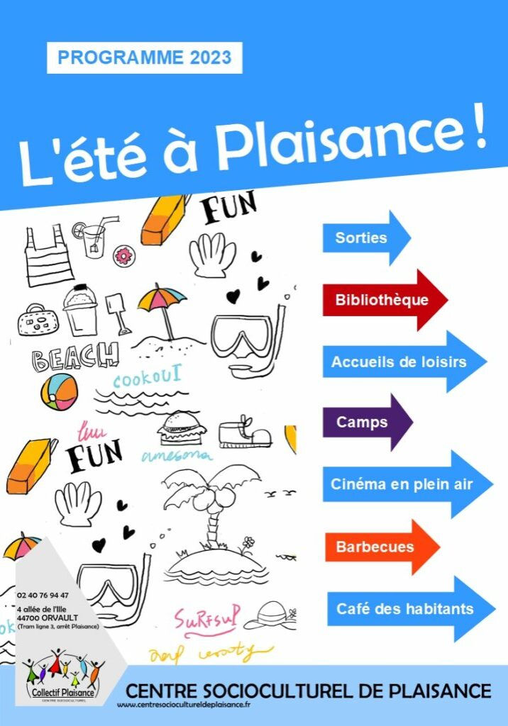 affiche programme juillet et aout 2023